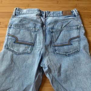 American Eagle High Rise Regular 90s Boyfriend Rainbow Pocket Jeans